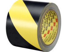 BLACK YELLOW SAFETY TAPE