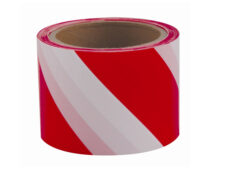 RED WHITE SAFETY TAPE