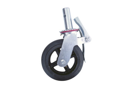 SCAFFOLDING WHEEL WITH BRAKE