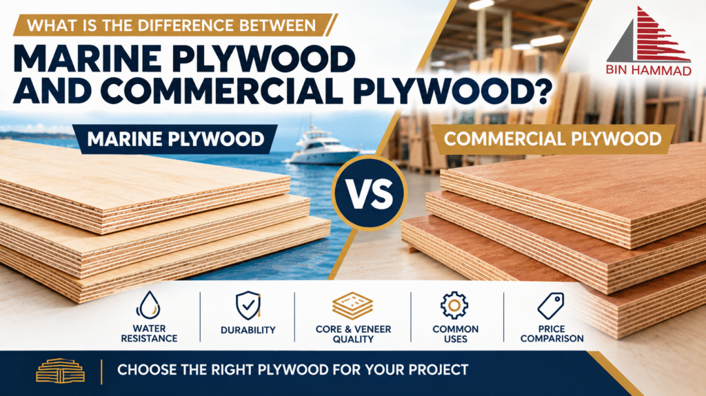Marine Plywood and Commercial Plywood