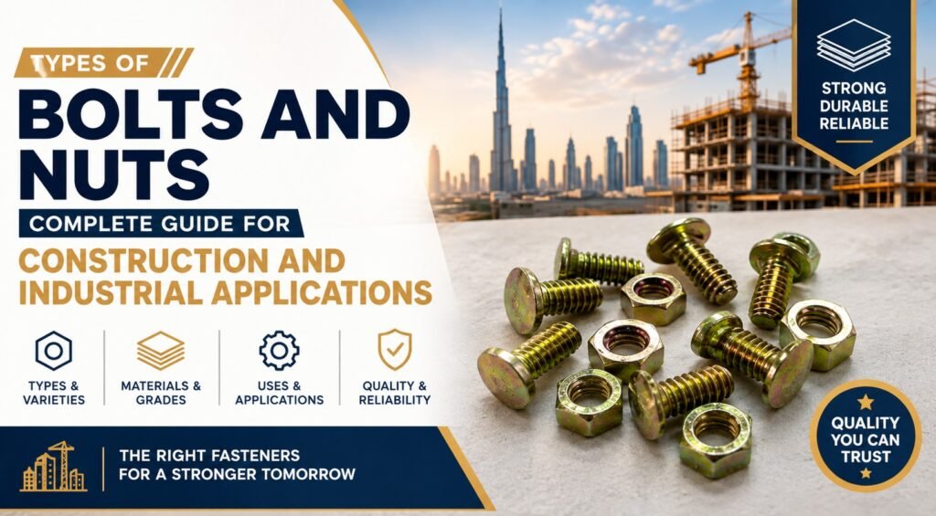 Types of Bolts and Nuts | Bin Hammad Trading Enterprises LLC